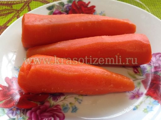 отварить морковь